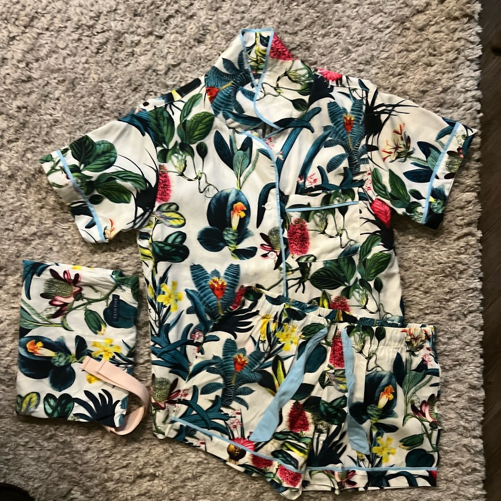 Katie Kime one of a kind tropical PJset